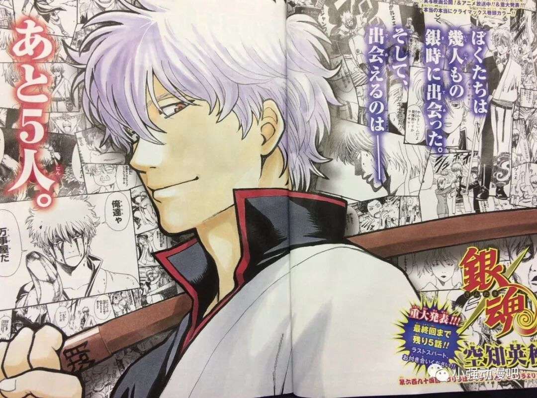 银魂 漫画最新情报 确定还有5话完结 小强动漫吧 微信公众号文章阅读 Wemp