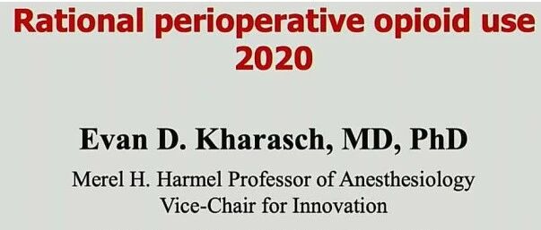CAA2020｜围术期阿片类药物的合理应用