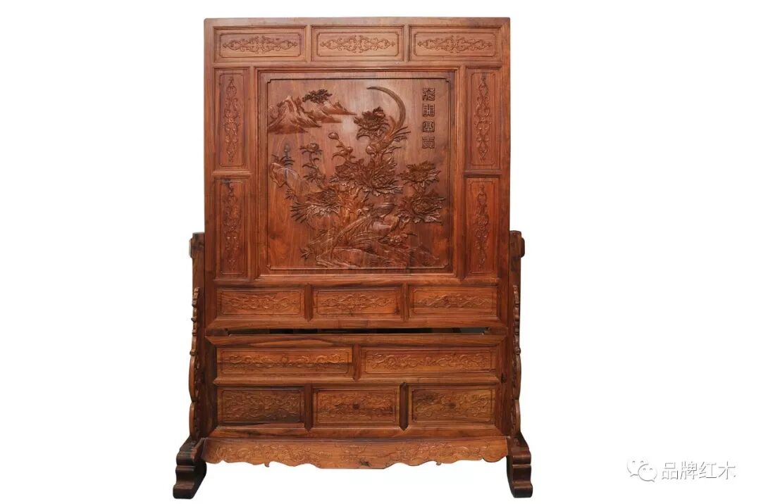 红木屏风：隔不断的国画情缘，透不尽的古典韵味