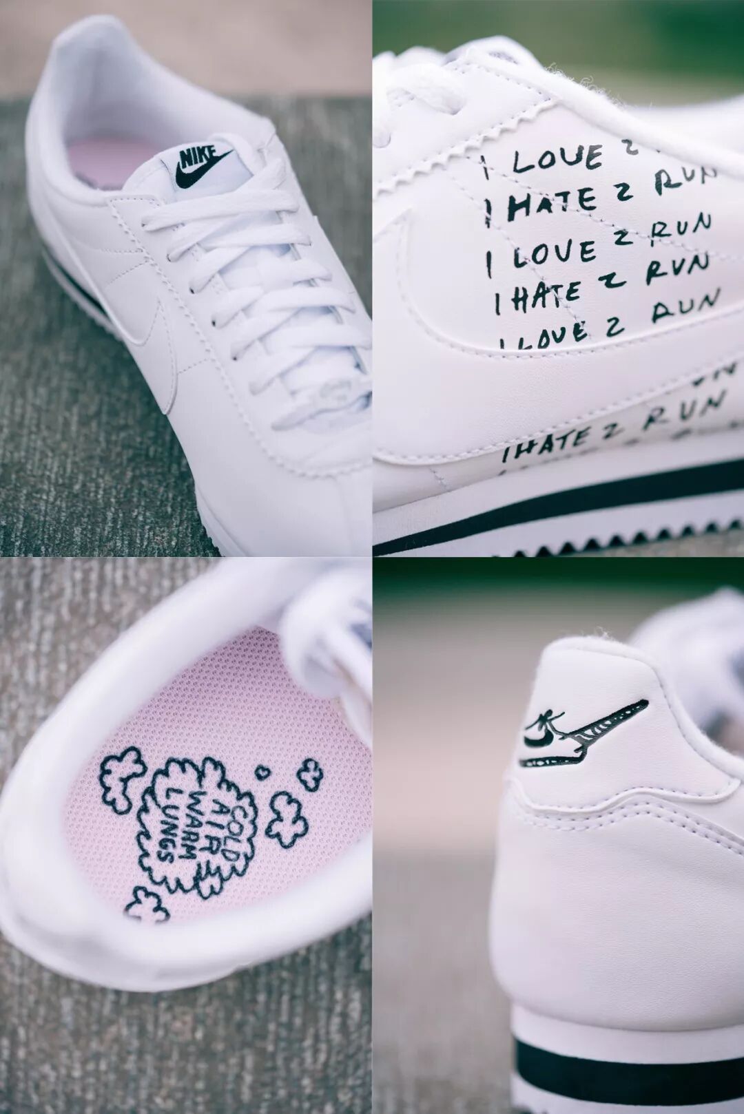 last one gets a rotten egg nike cortez