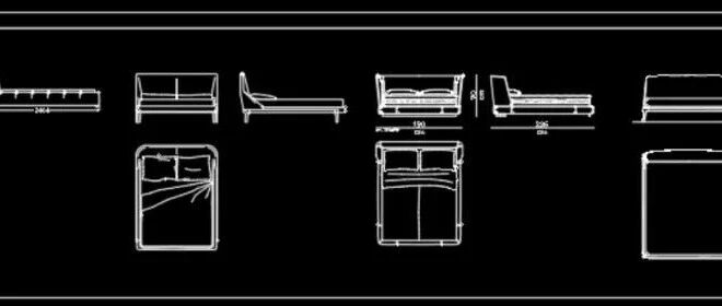 高端平面+对应立面CAD图库，你应该备一份！