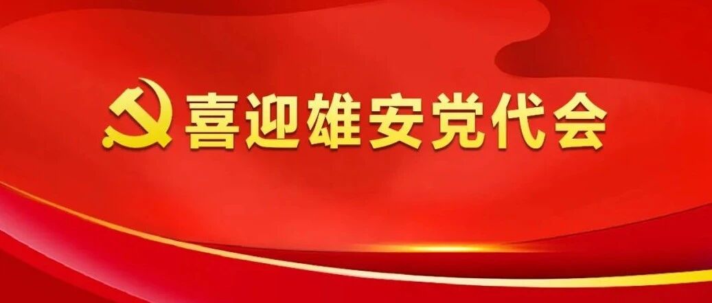 雄安新区高质量党建引领高质量发展