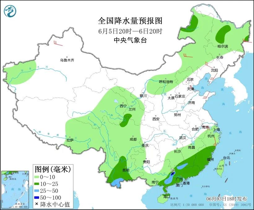 2024年06月05日 兴安盟天气