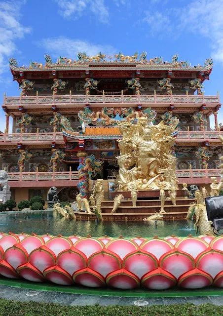 哪吒燃爆國內！但最大的哪吒廟卻在泰國，壯觀華麗，快來圍觀 旅遊 第11張