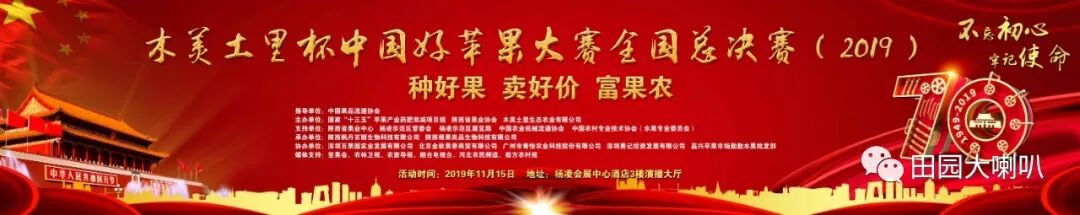 烟台果农在2019年中国好苹果大赛中获得金奖！