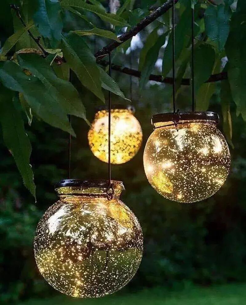 夜幕下的庭院，美到让人沉醉