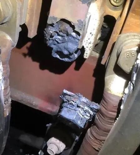 400KW電機接線銅排燒斷了，為何會燒斷，來看看原因！的圖2