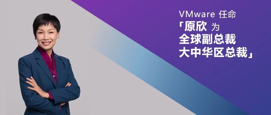 VMware任命原欣担任全球副总裁、大中华区总裁