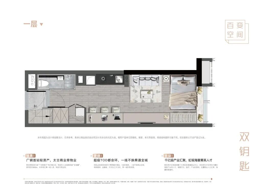 荔湾全新公寓，保利越秀天启新推41-53㎡！