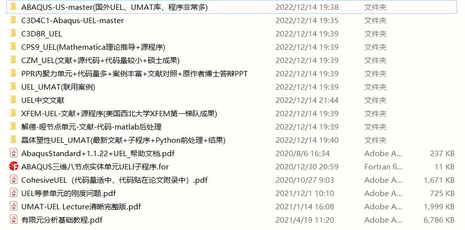 Abaqus二次開發——UEL資源大放送！！！的圖1