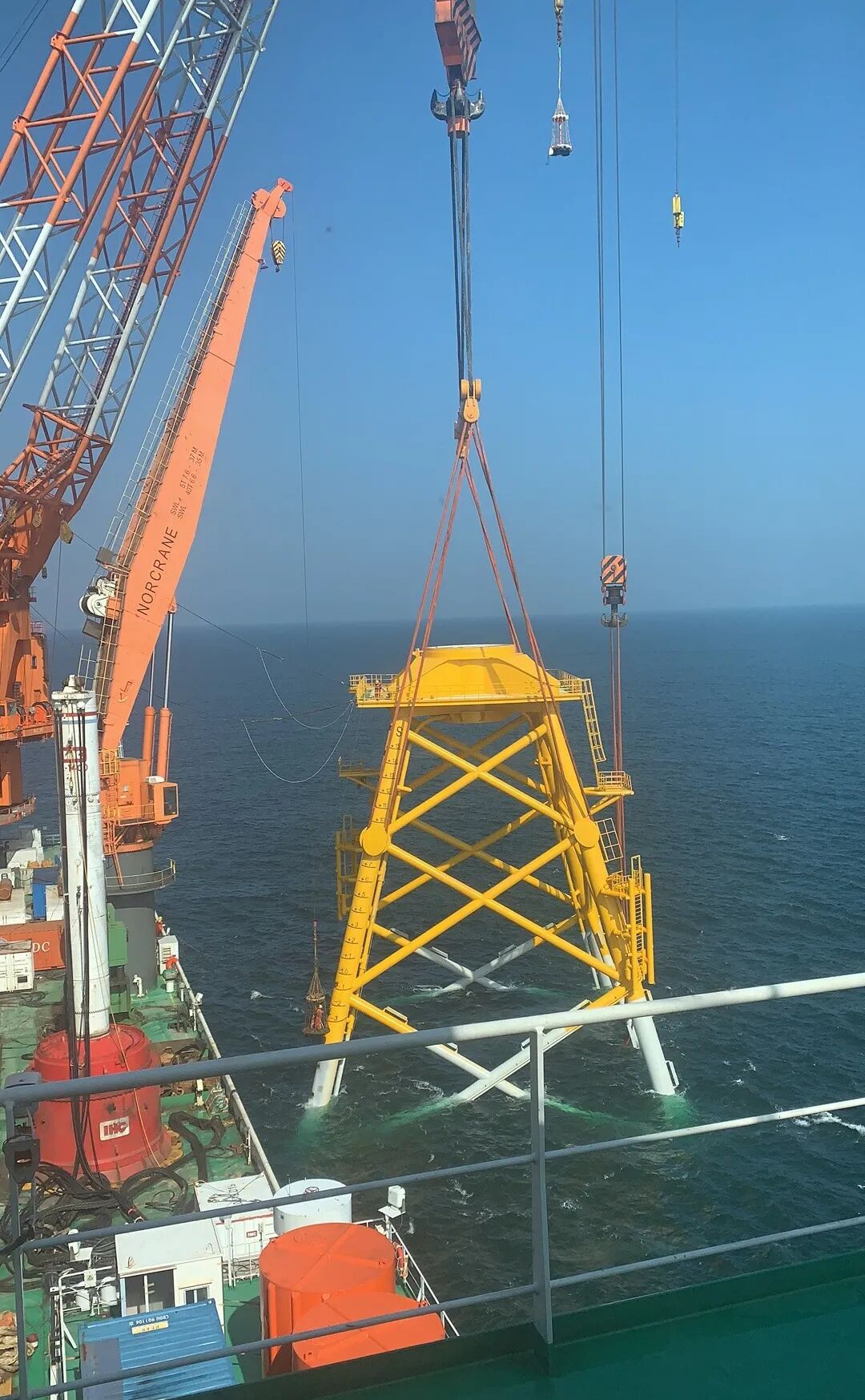 国内最大海上风机导管架顺利交付