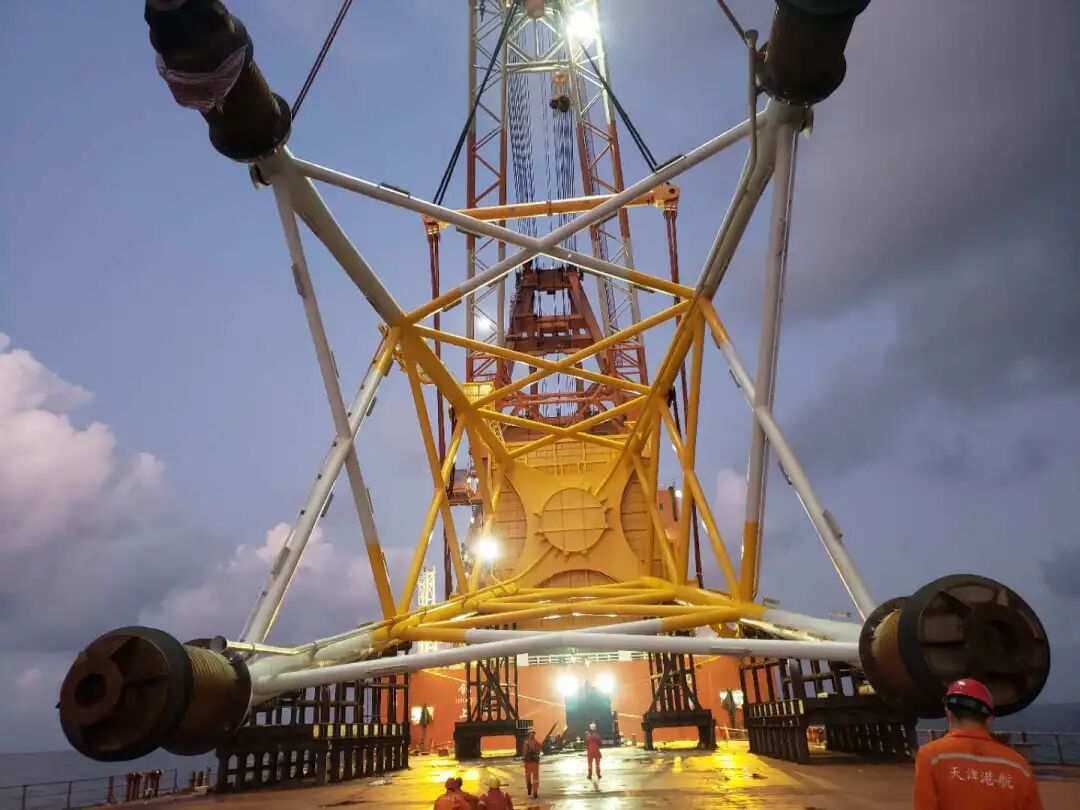 国内最大海上风机导管架顺利交付