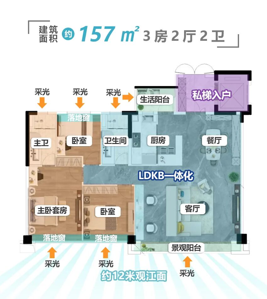 海珠湾壹号仅68席，地段、配套和*江景加持！