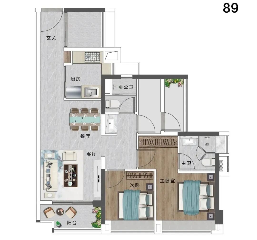 南沙*个“三限地”！珠实岭南开建·公园海户型曝光！吹风价3字头！