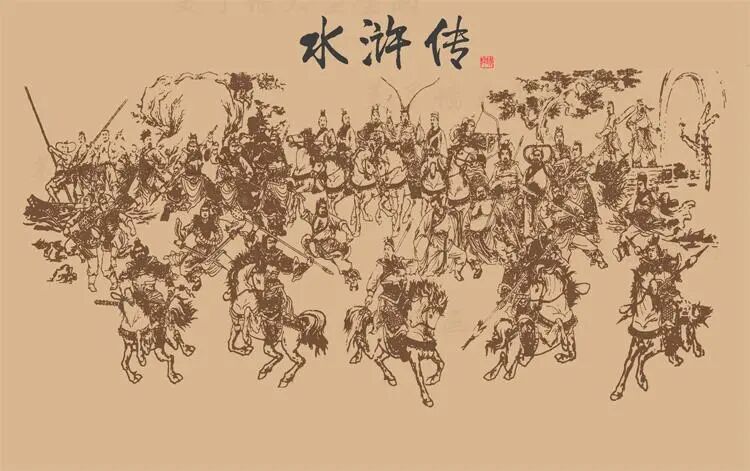 五年级语文快乐读书吧之水浒传diy水浒英雄卡手绘思维导图