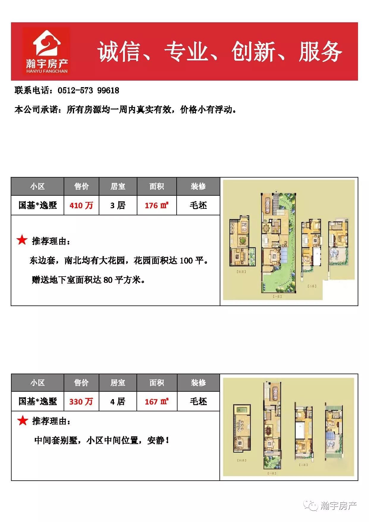 昆山瀚宇房产本周最新推荐