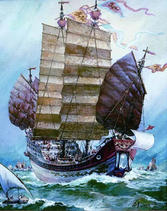 绘图/张家埙 摄影/陈振杰《中国国家地理》2007年5月福船是一种尖底海