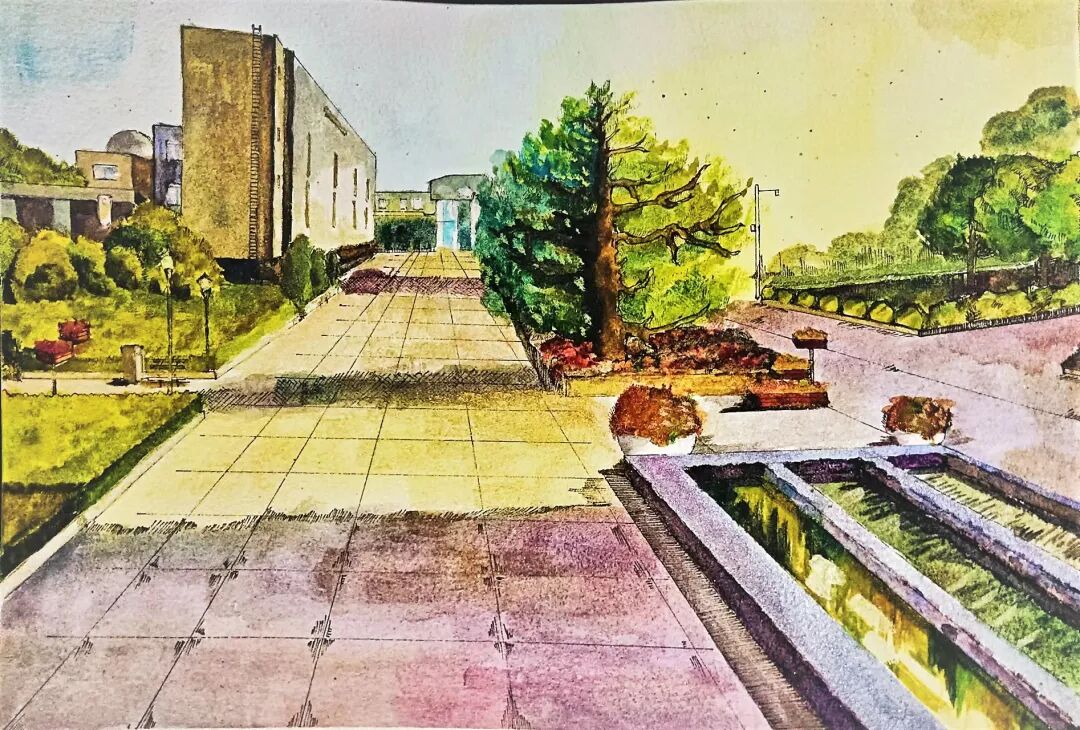 21级视觉传达1班 李乐 图书馆前中心路 指导教师：李克非.jpg