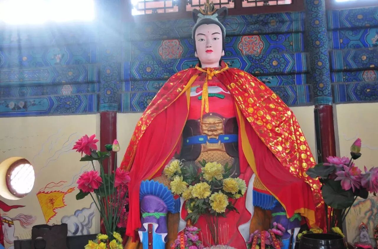 娘子关城宿将楼中平阳公主像