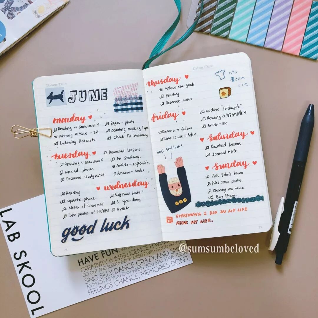 用这些小标题写手帐 真的很 加 分 手帐研究室 微信公众号文章阅读 Wemp