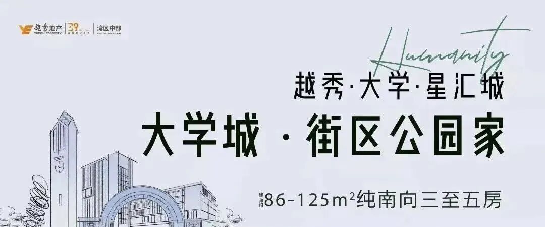 越秀大学星汇城，年末冲刺，88㎡三房总价354万！