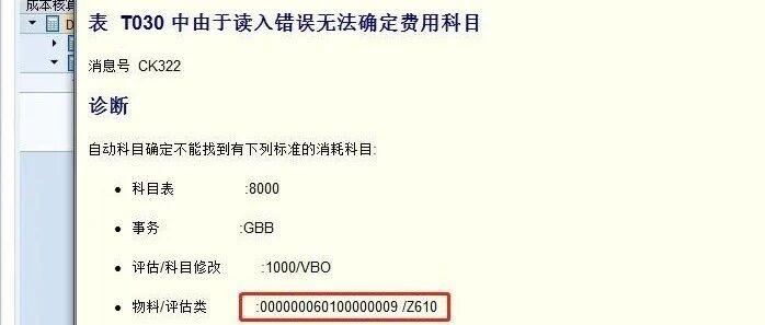 CK11N 标准成本发布报 T030错误剖析 - 封面图
