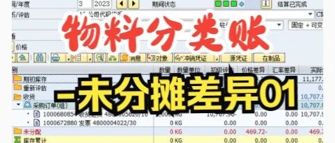 SAP 物料分类账未分摊差异01 - 封面图