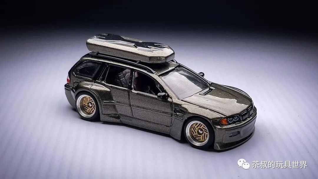 合金车改造之bmw E46 M3 Touring Wagon Estate Convert Hot Wheels Custom 全网搜