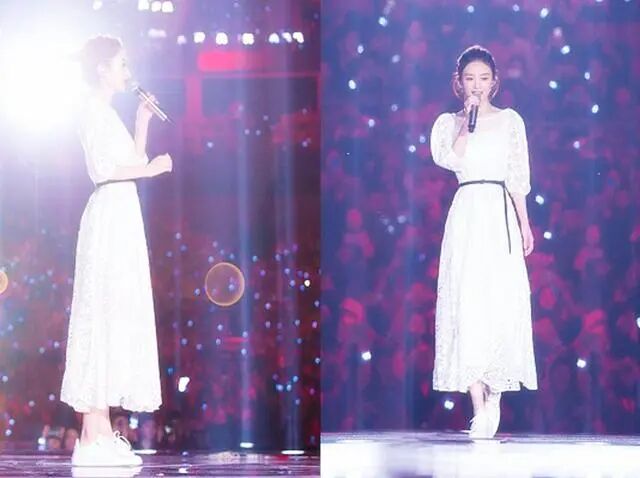 同是仙子裙，范冰冰卻被同臺的趙麗穎秒殺了，網友：亮點在腳上 時尚 第6張