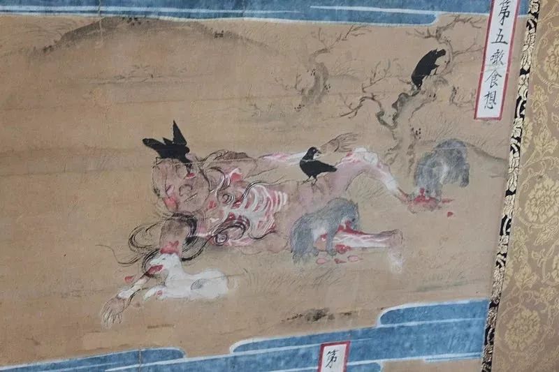 驚悚！島國古畫九相圖，記錄屍體腐爛的詳細過程..... 靈異 第6張