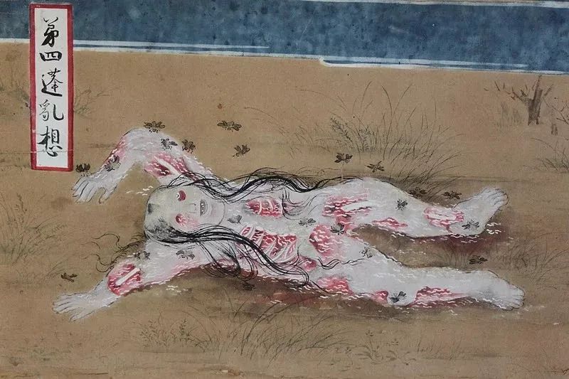 驚悚！島國古畫九相圖，記錄屍體腐爛的詳細過程..... 靈異 第5張
