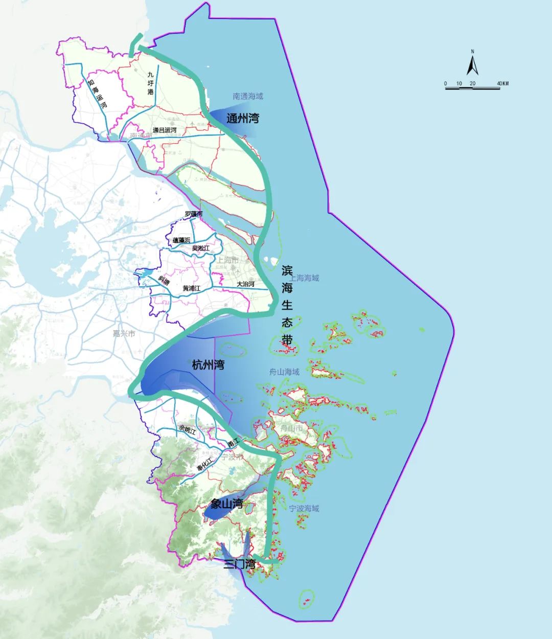 上海大都市圈沿海地區4市17縣探索一體化行動計劃