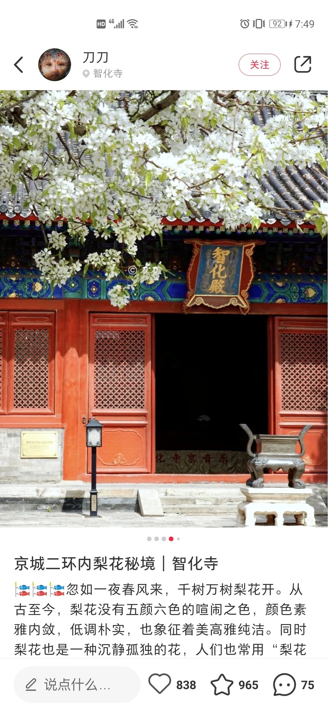 一到春天就美如画的古寺,花比香火旺,看完想出家-微信头条网 一到春天就美如画的古寺,花比香火旺,看完想出家