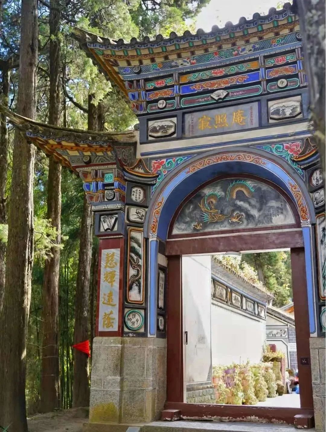 一到春天就美如画的古寺，花比香火旺，看完想出家