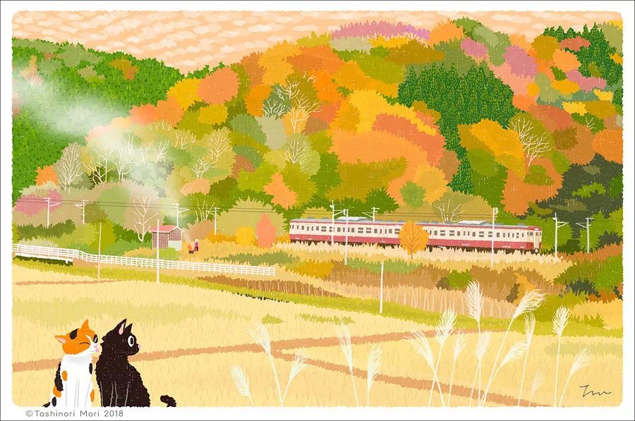一只貓的旅行：春探花，夏撲蝶，秋戲葉，冬弄雪…… 寵物 第15張