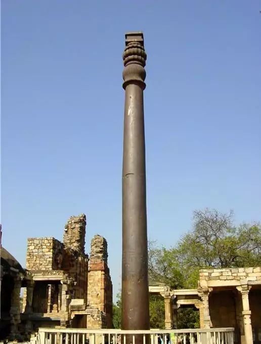 奇迹！印度这根6吨铁柱1500年来几乎无锈，耐腐蚀性99%的图5