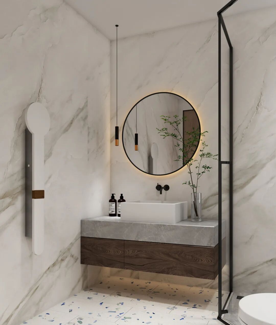 大理石卫浴设计,高不高级你说的算!