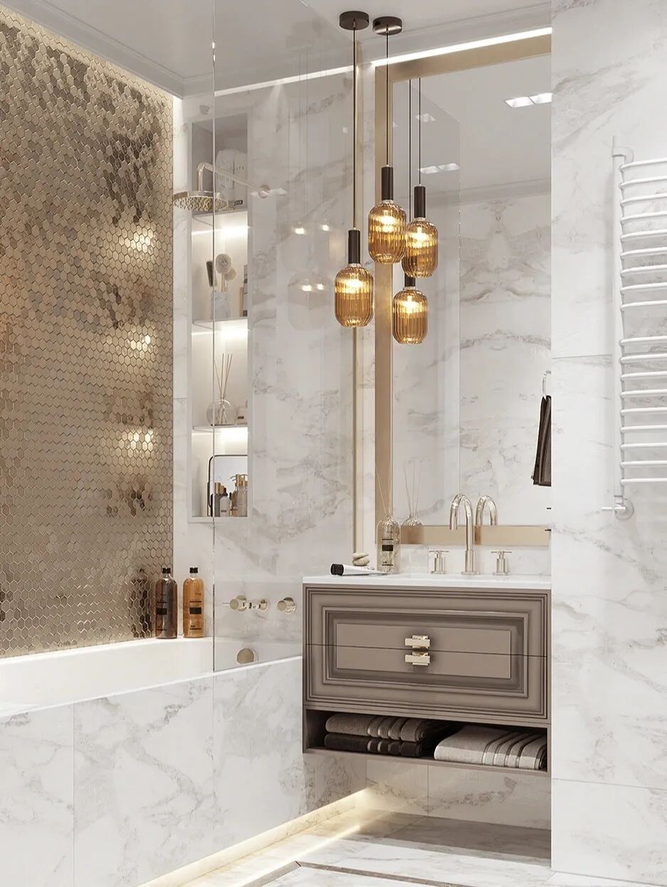 大理石卫浴设计,高不高级你说的算!