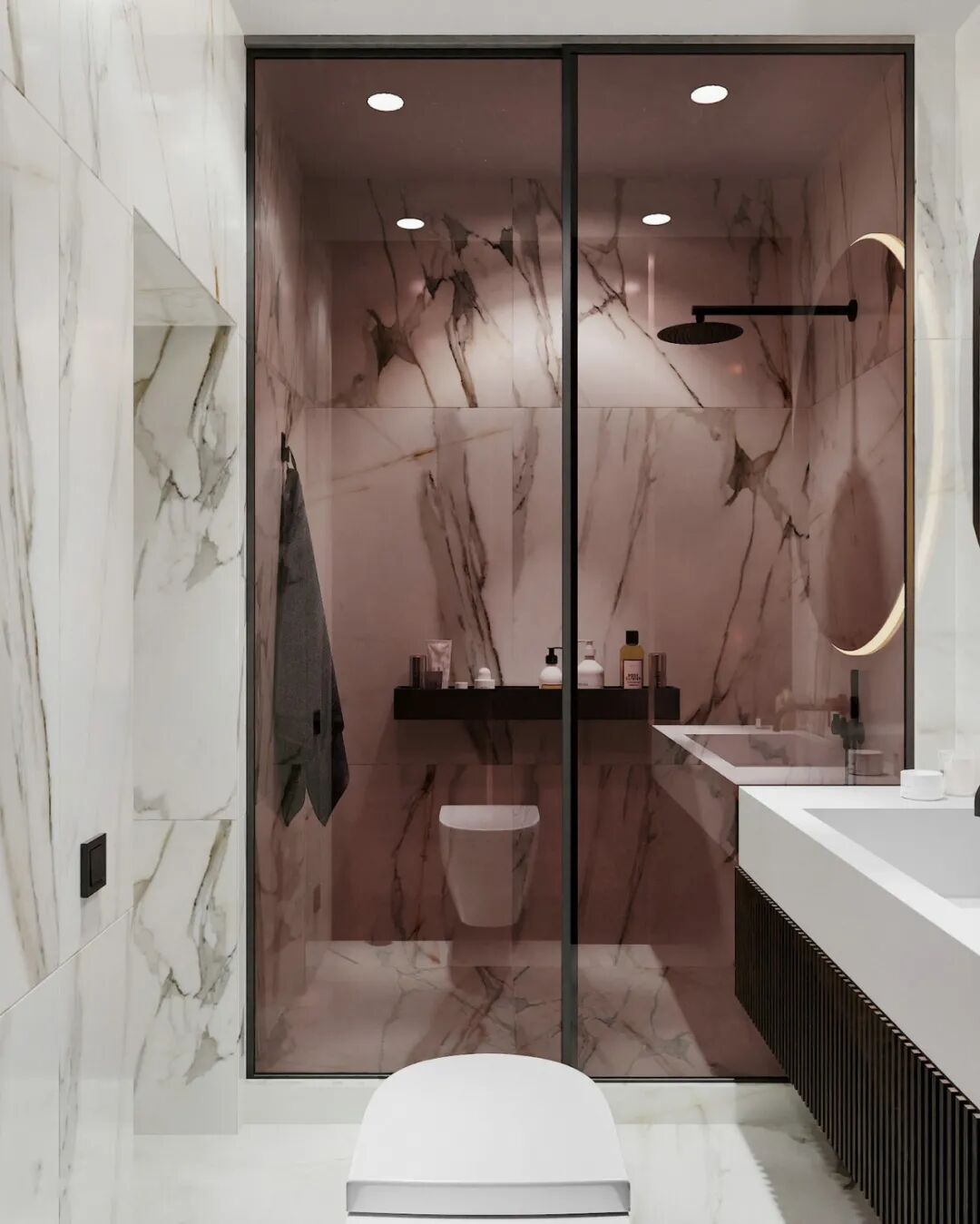 大理石卫浴设计,高不高级你说的算!