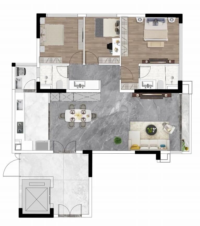 海珠湾壹号大平层开放示范区160-223㎡