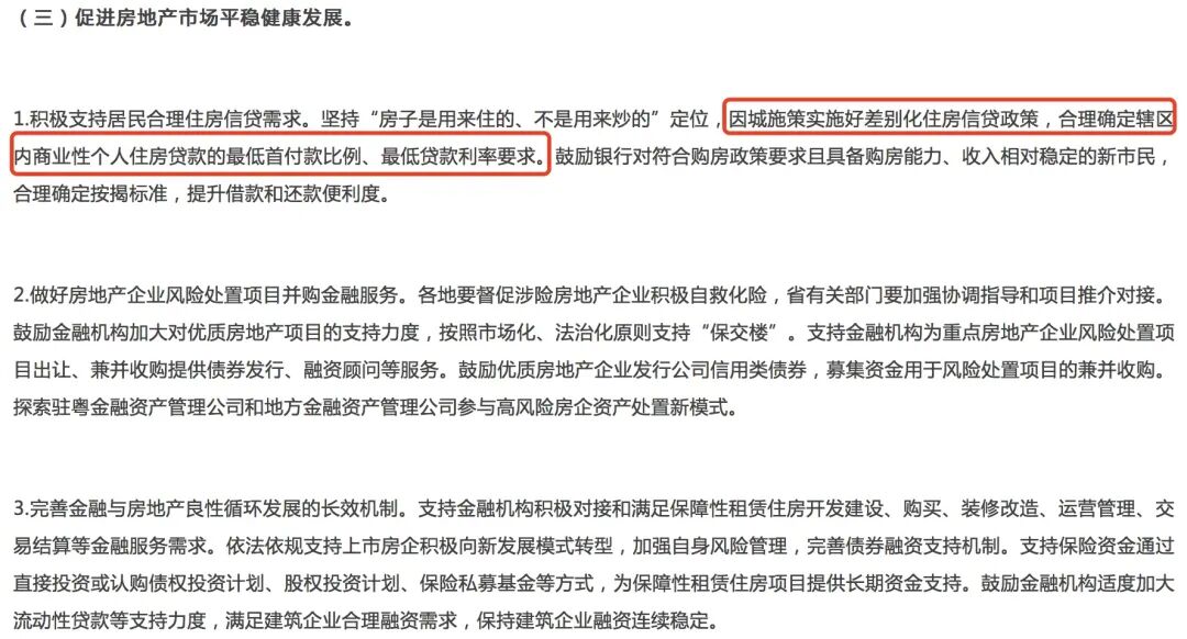 广东发文：因城定*低*付比例、房贷利率！