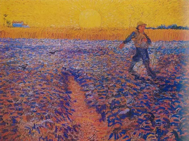 当梵高的画遇到古典诗词好像不那么难懂了