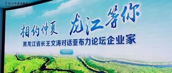 黑龙江“云端”找朋友 省长王文涛对话亚布力论坛企业家