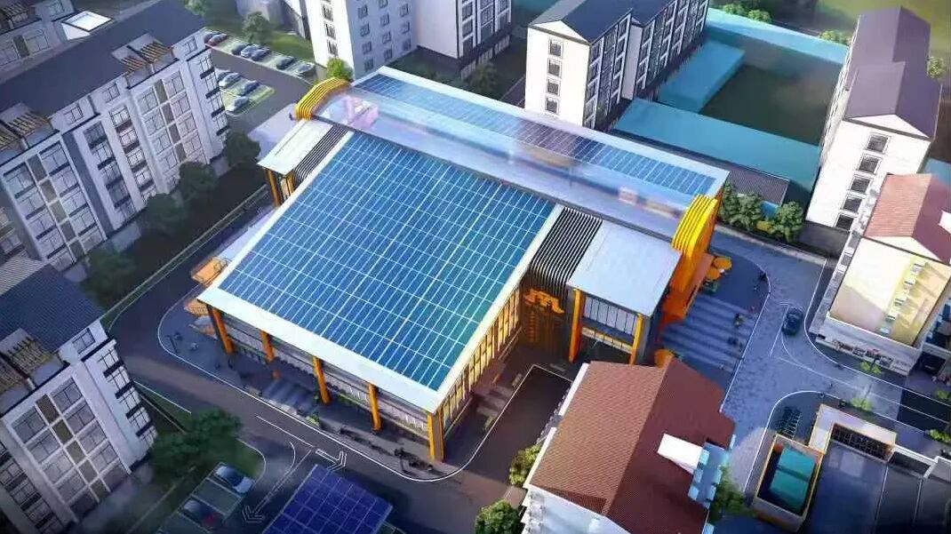 監(jiān)利市供銷南門智慧菜場(chǎng)項(xiàng)目主體結(jié)構(gòu)封頂