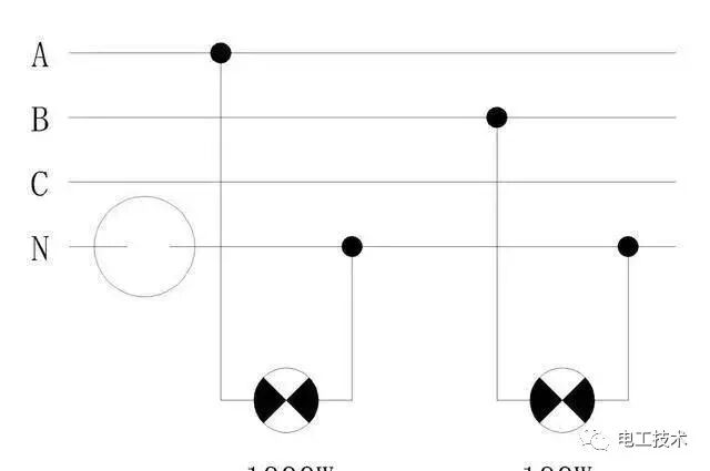 三相电源断零线，为什么会接二连三的烧坏电器？一个接一个烧坏的图6