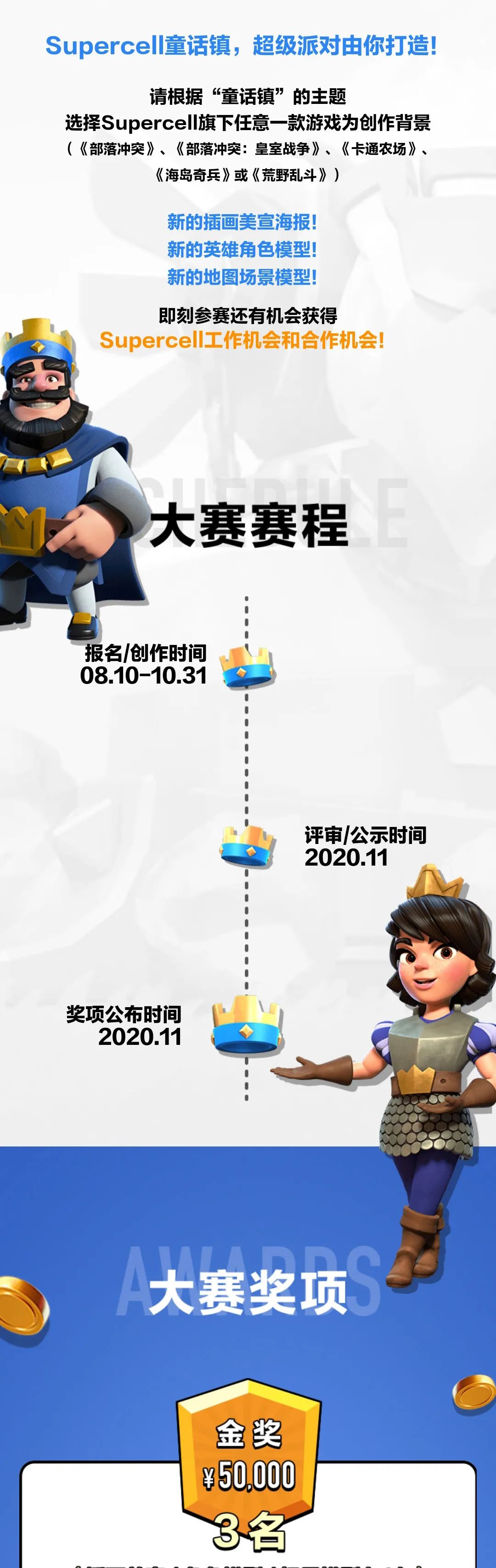 SUPERCELL × GGAC 「童話鎮」美術挑戰賽正式開啟！誘人獎金+入職機會等你來拿！ 遊戲 第2張