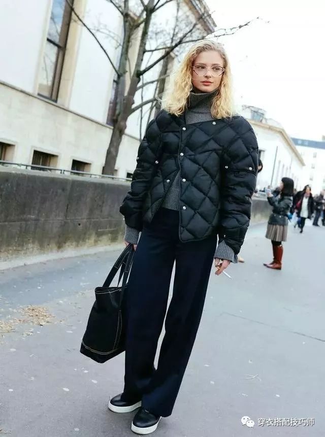 羽絨服：冬裝羽絨服怎麼搭配好看？羽絨服+闊腿褲才是冬天最保暖的時髦CP！！ 時尚 第11張