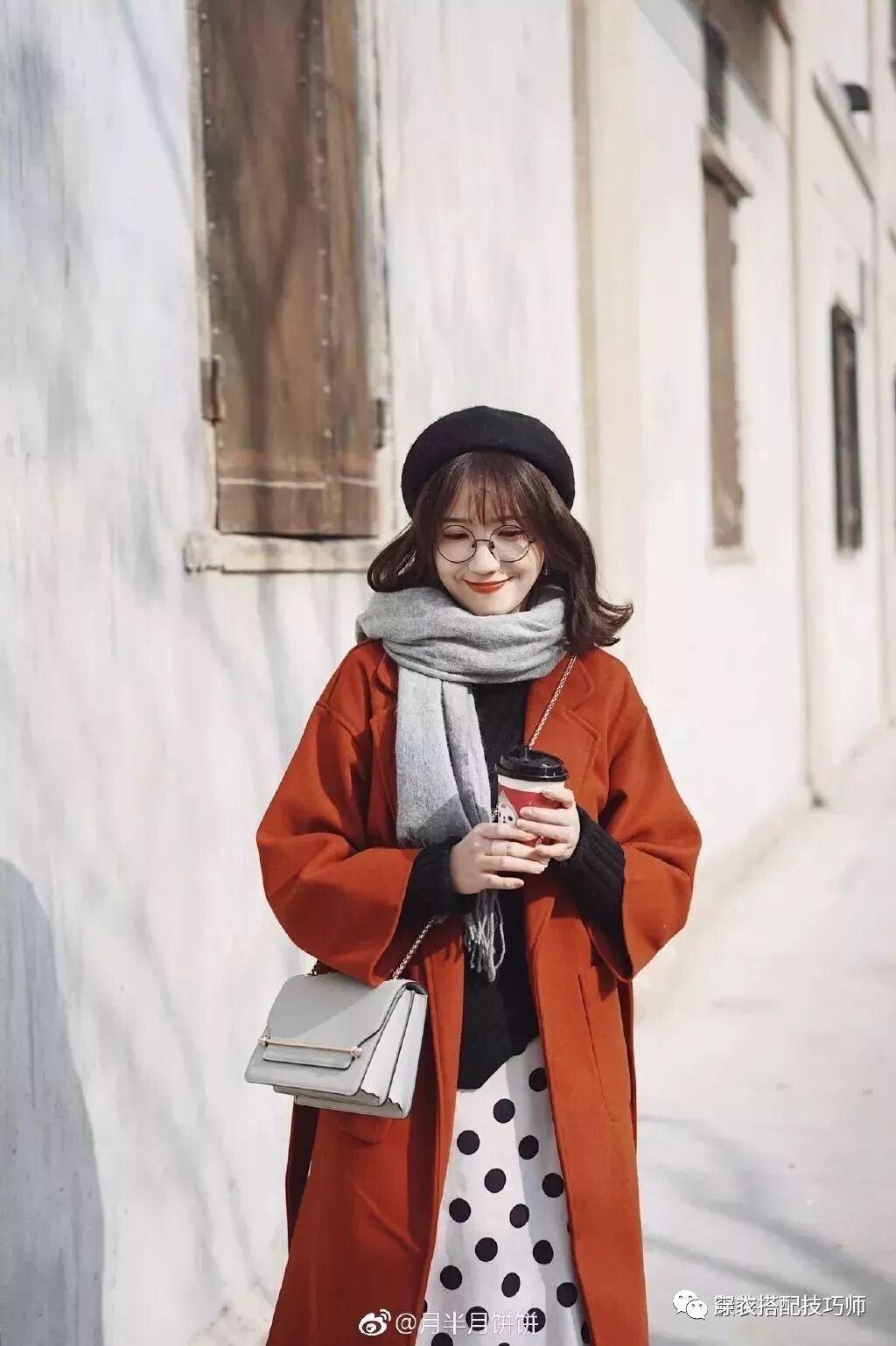 大衣搭配：放過羽絨服吧！2019年大衣+裙子才是王炸cp！想不美都難！ 時尚 第11張