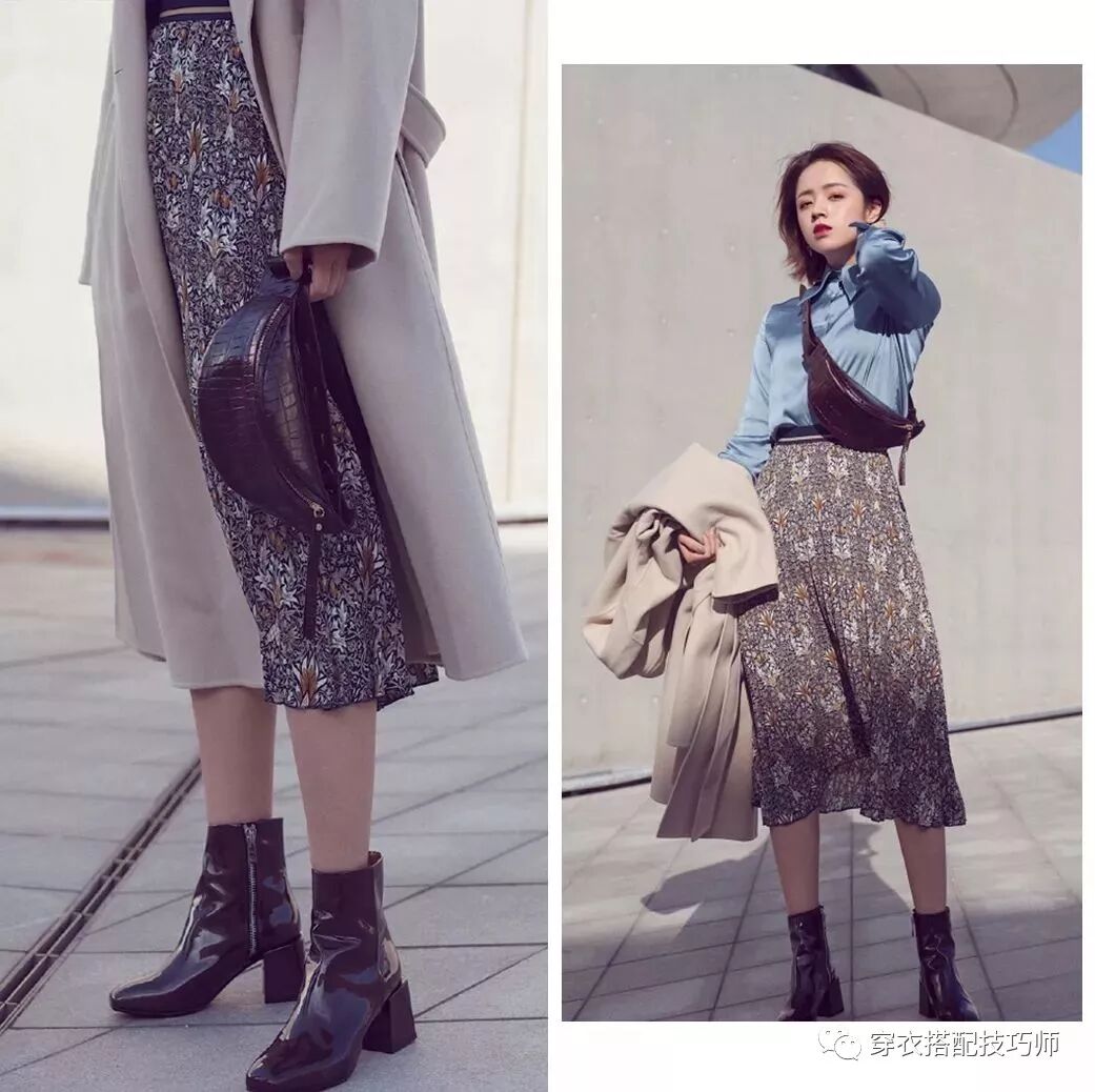 大衣搭配：放過羽絨服吧！2019年大衣+裙子才是王炸cp！想不美都難！ 時尚 第10張