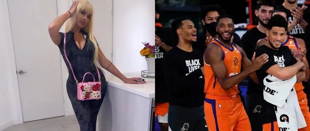 布克在场！单挑太阳7名球员！事后兜售录像！这女网红太猛了……